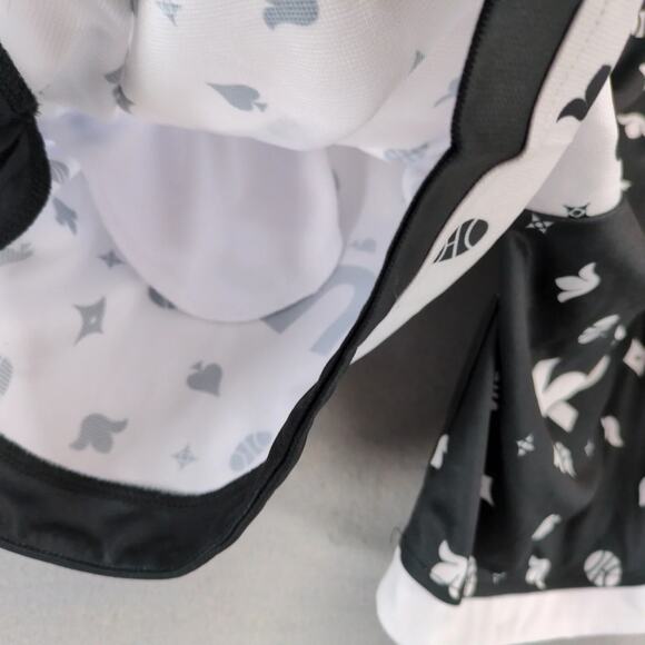 NWT Hoop Culture Men's L Basketball Shorts Black White Athletic Elastic Waist - Picture 10 of 10